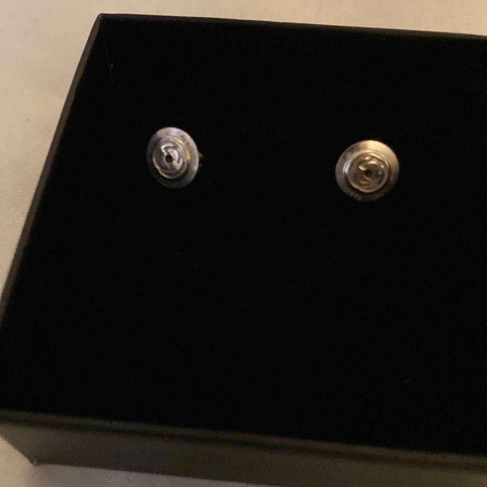 Gucci sterling silver heart drop earrings - Picture 5 of 6